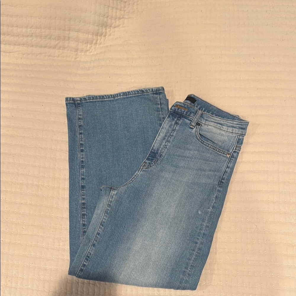 Uniqlo Women's Straight Leg Jeans - Light Blue
